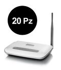 20 Pezzi - 150Mbps Wireless N ADSL2+ Modem Router con antenna staccabile