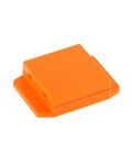 Contenitore in plastica 50.4x50x17mm Arancione ABS IP00