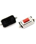 Micro interruttore a pulsante SMD 3x6x2mm rosso confezione da 1000