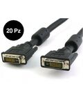 20 Pezzi - Cavo Monitor DVI digitale M/M dual link 10 mt (DVI-D)