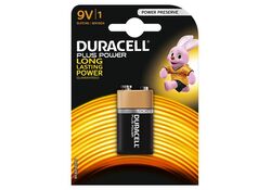 Batteria 9V Duracell Plus Power Alkaline