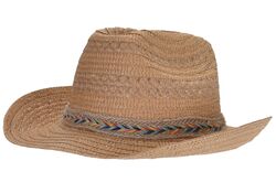 Cappello uomo paglia 34cm Sabbia