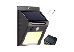 Lampada LED solare da esterno con sensore di movimento - 48 LED