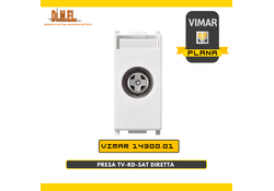 VIMAR PLANA Presa TV-RD-SAT diretta bianco 14300.01