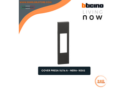 BTicino Living Now Cover per prese standard Italia Nera KG02
